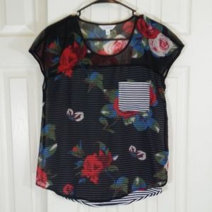 Charming Charlie Chiffon Top